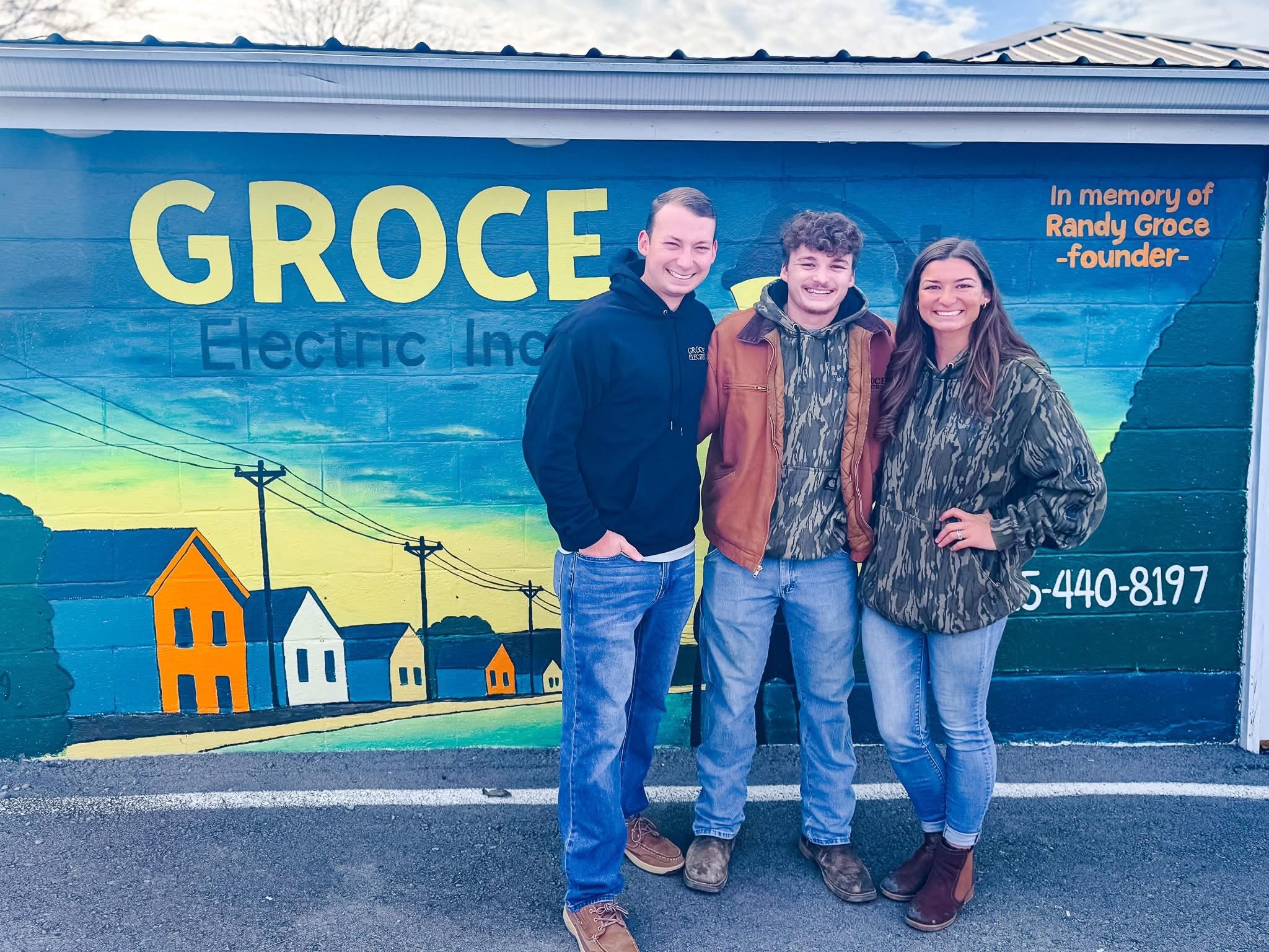 The Groce Electric family team
