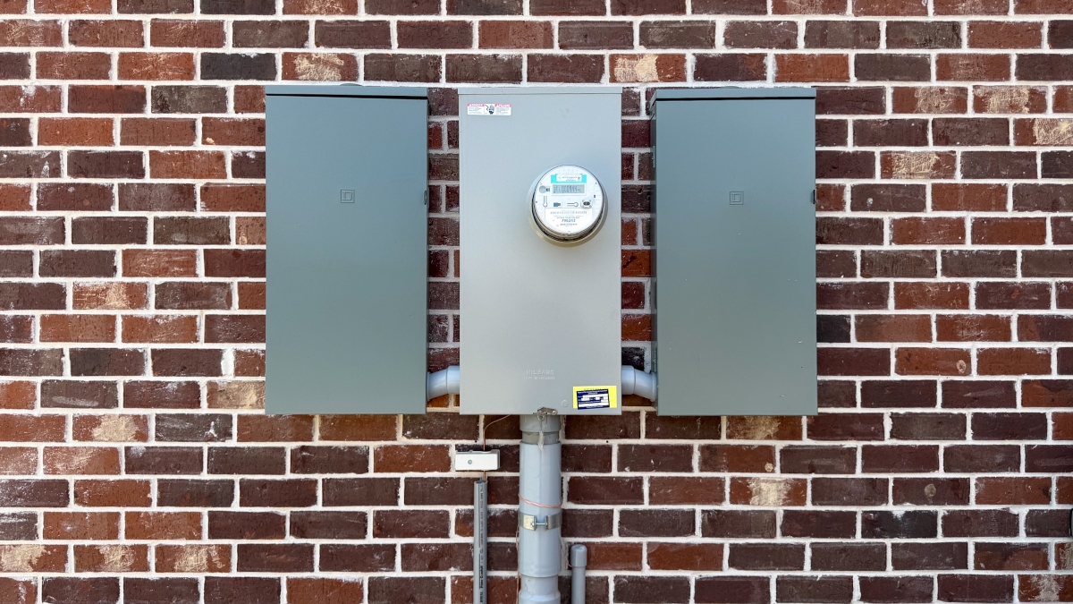 New electrical panel installed by Groce Electric in a Middle Tennessee home